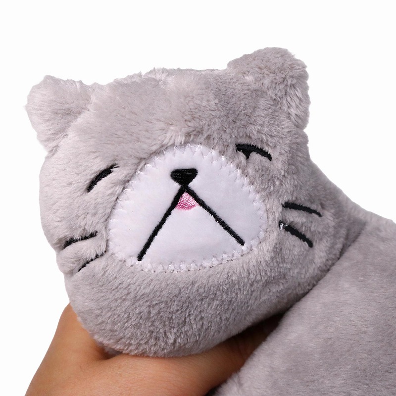 猫のおもちゃ】ぬいぐるみ 猫枕 あごのせにゃん眠枕 ごろ猫 舌
